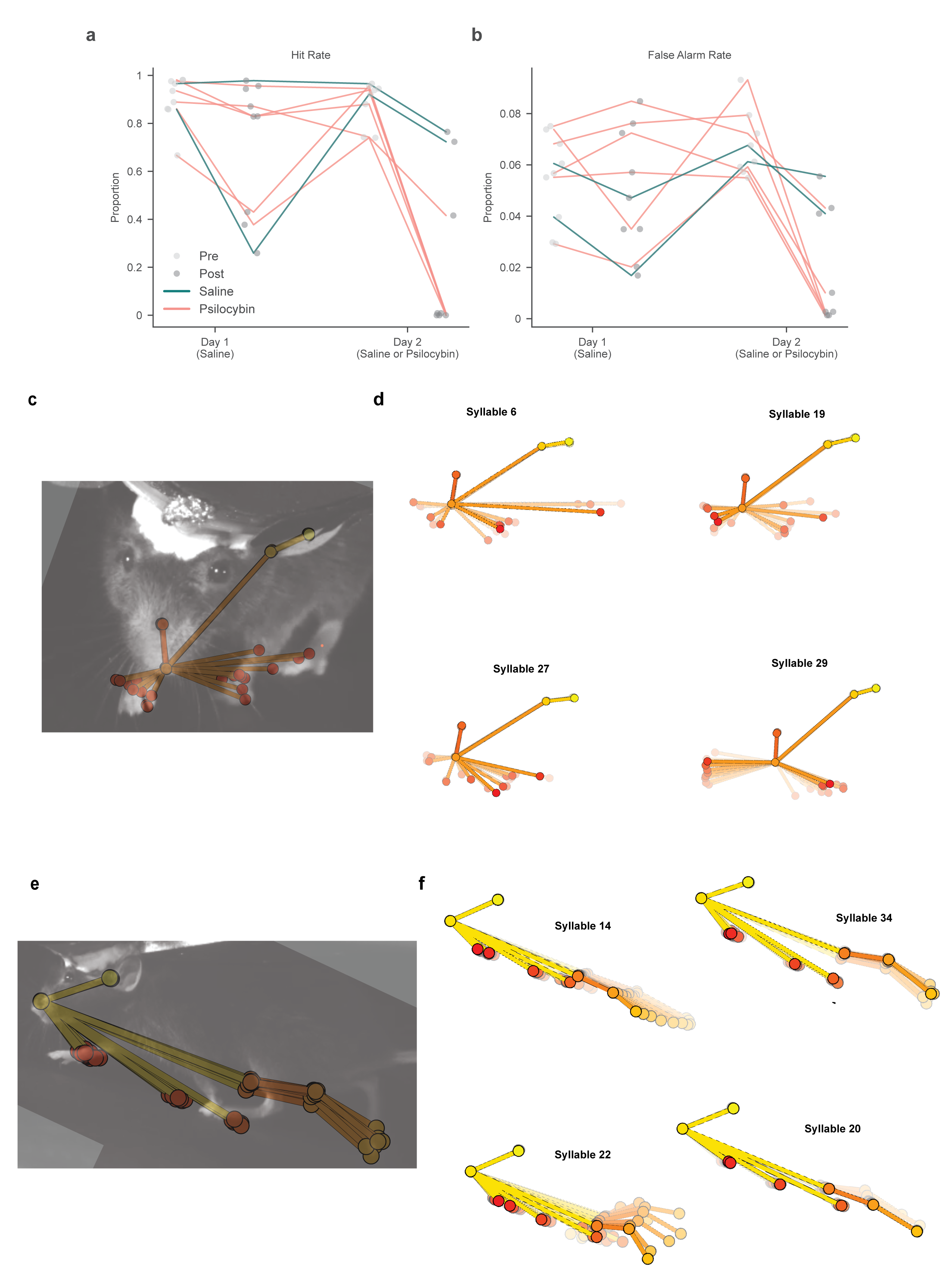 Behavioral performance and MoSeq analysis